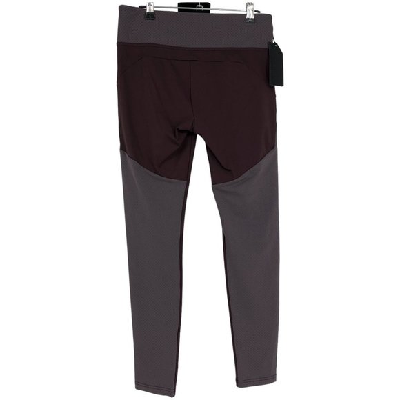 Ryu Mauve NWT Two Tone Tough Perforated Tight Leggings Matoon size M - Picture 3 of 12